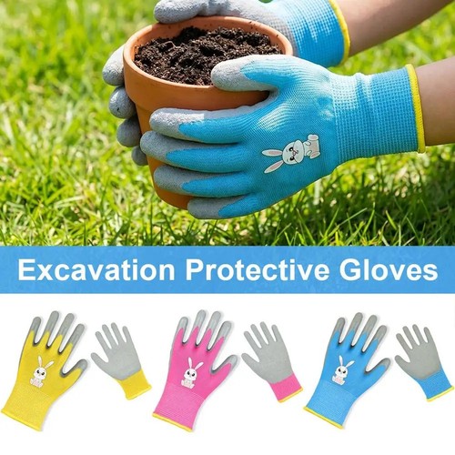 Garden work gloves children - work,