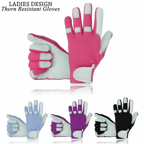 Ladies men leather gardening - ladies,