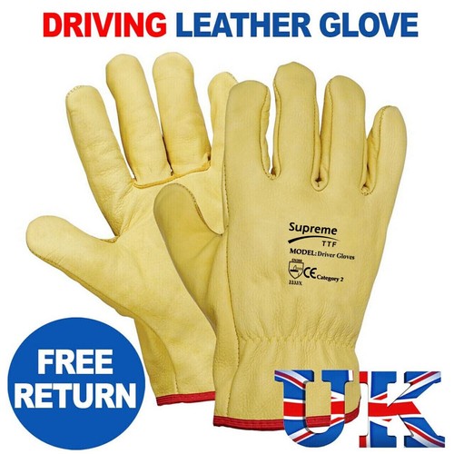 Yellow leather gardening - yellow,