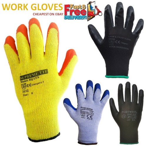 Safety work gloves - safety, /