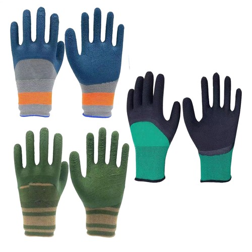 Rubber work gloves gardening - rubber,