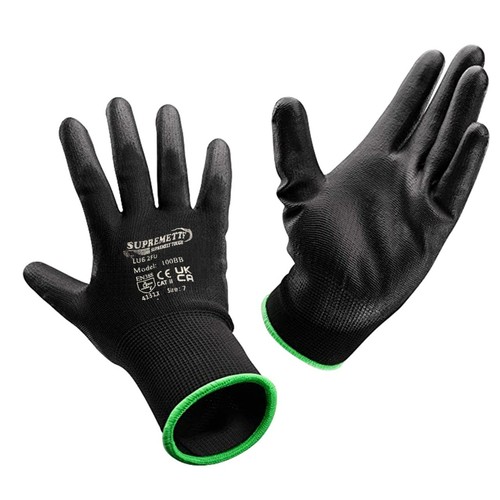 Black nylon coated safety - nylon,