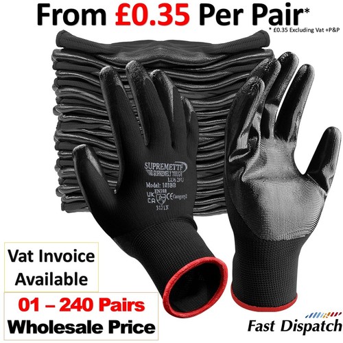 240 pairs nitrile - 240, coated