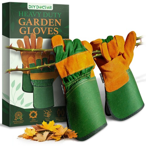 Leather gardening gloves thorn - gardening,