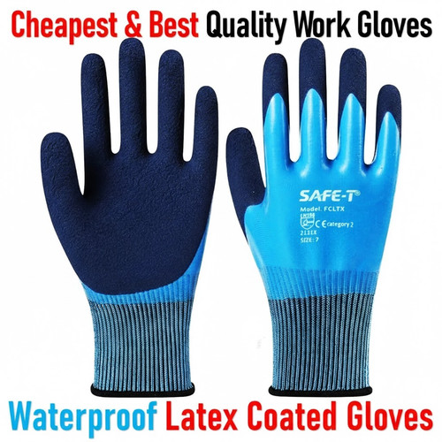 Waterproof latex coated - coated, work