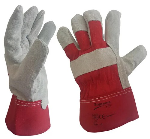 Red rigger leather gardening - rigger,