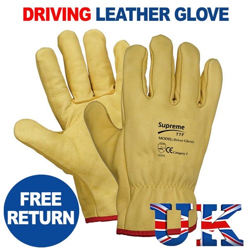 Yellow leather gardening - yellow,